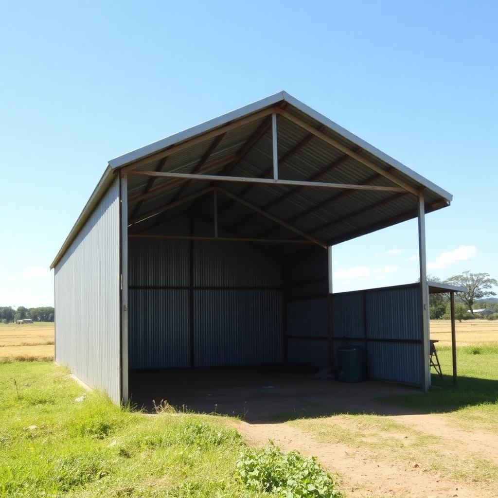 Galpão rural em propriedade agrícola